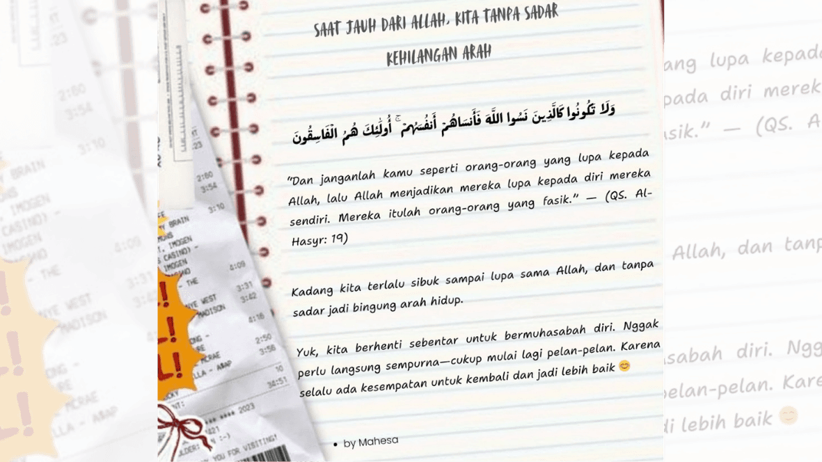 Saat Jauh dari Allah, Kita Tanpa Sadar Kehilangan Arah